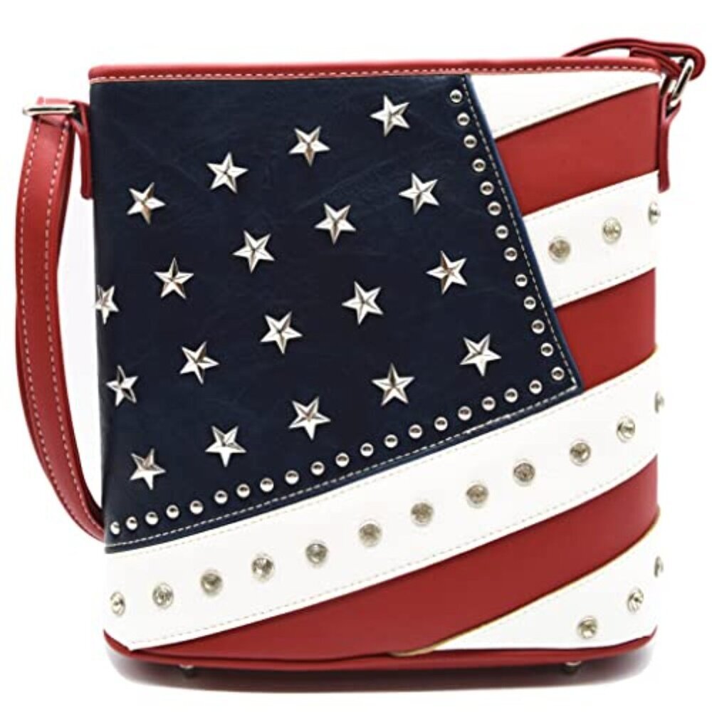 Leather Crossbody Bag Adjustable Strap Zip Closure Phone Pocket - Picture 2 of 5